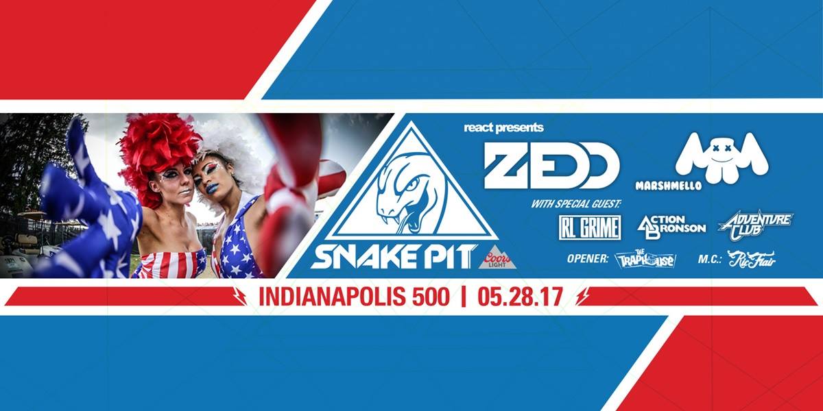 Zedd, Marshmello, and Ric Flair Announced as Indy 500 Snake Pit’s Headliners